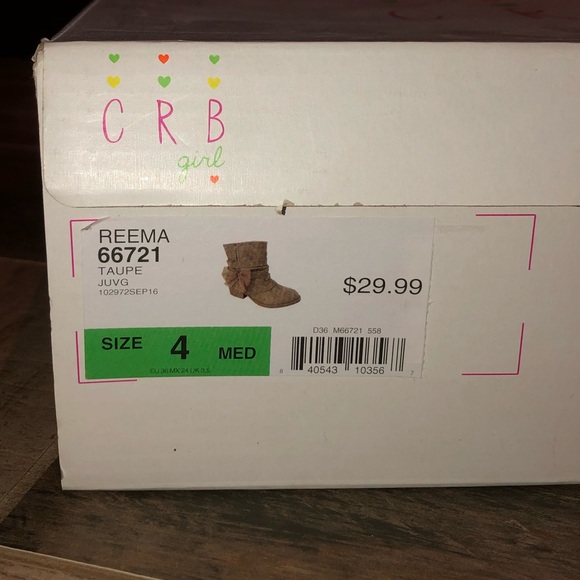 CRB Girl Tan Booties - Picture 5 of 5